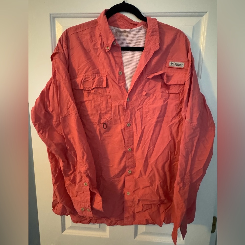 Columbia PFG long sleeve shirt, size XL